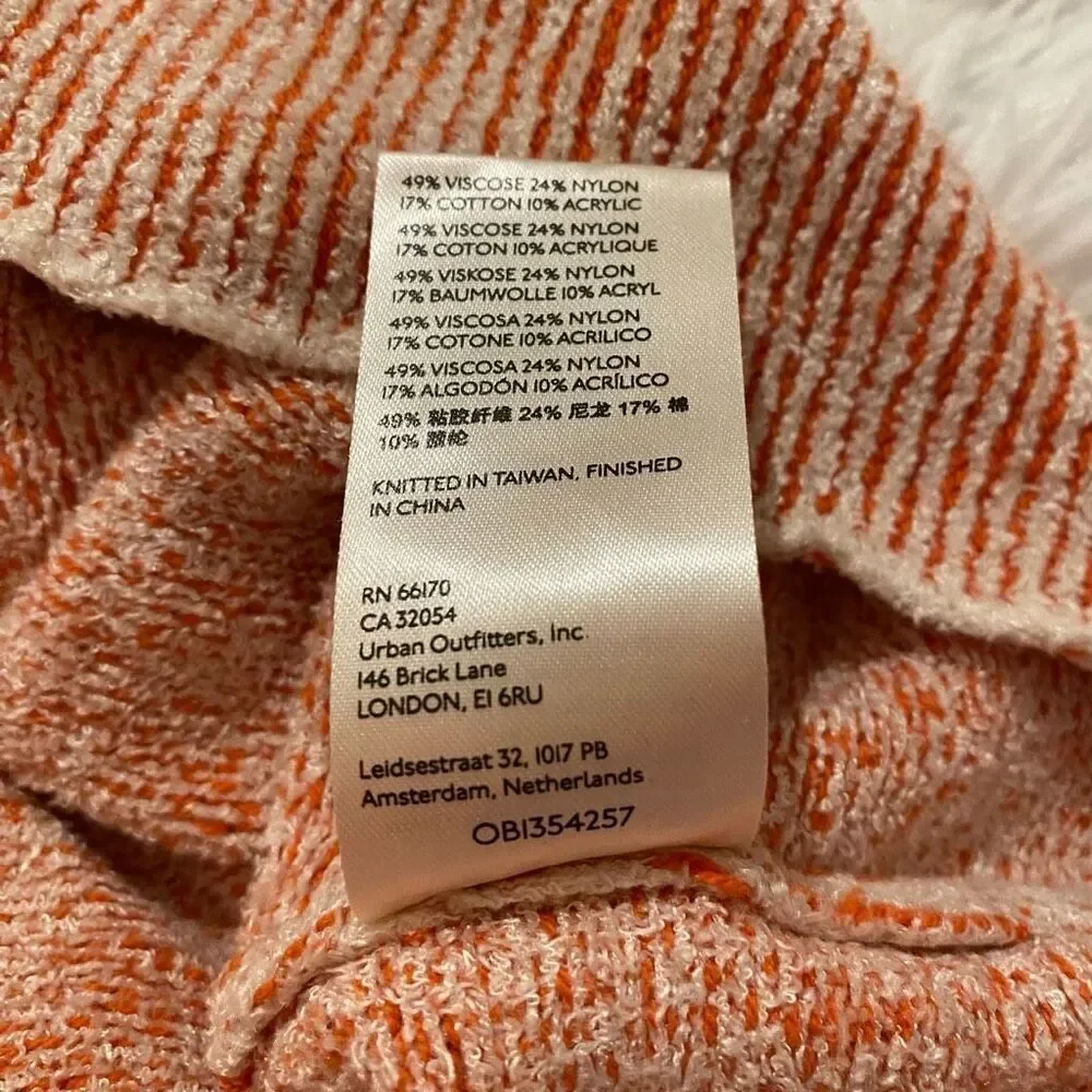 Free People Lenox Sweater Tunic in Carrot Cake Combo Medium